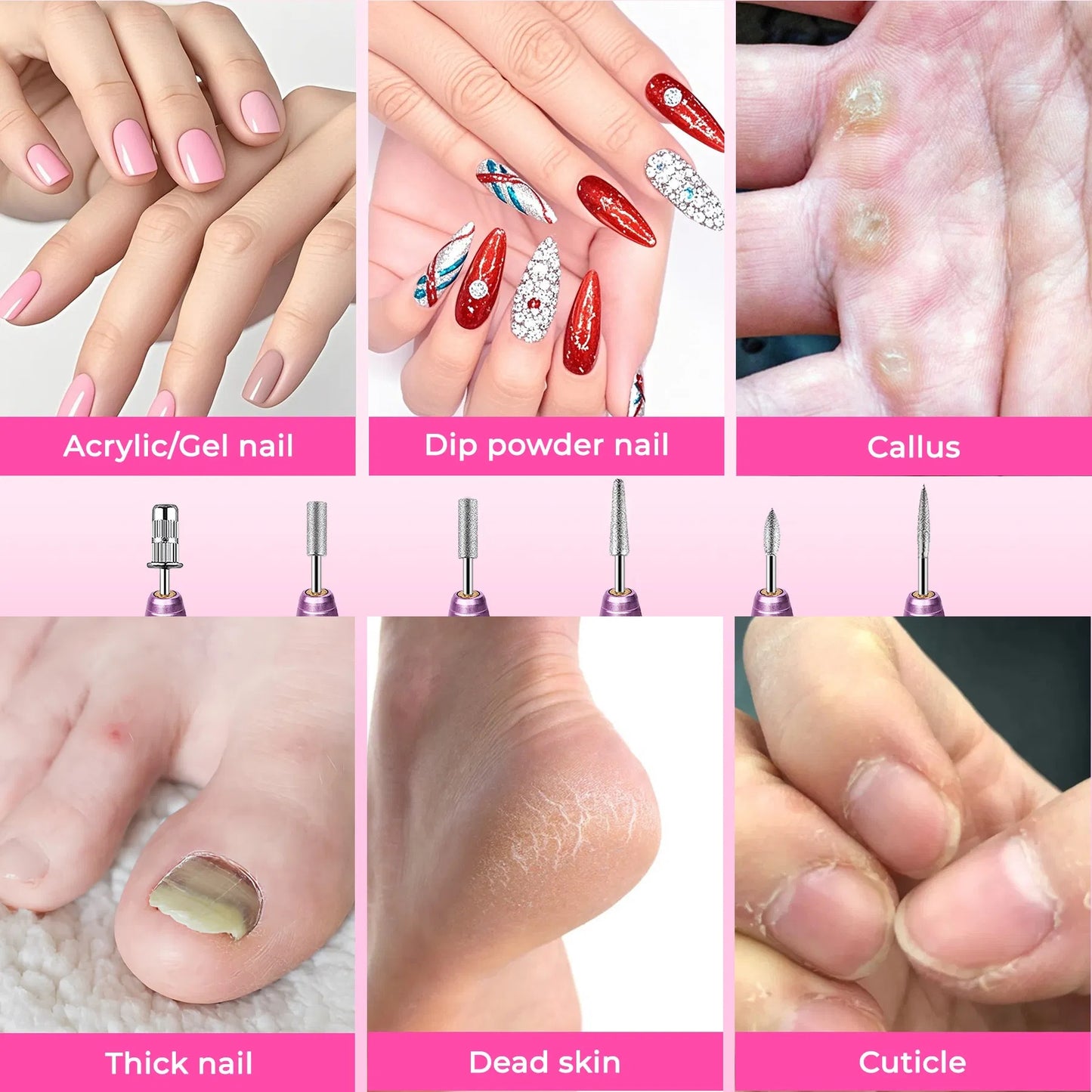 Portable Electric Nail Drill Kit – Salon Results Anywhere