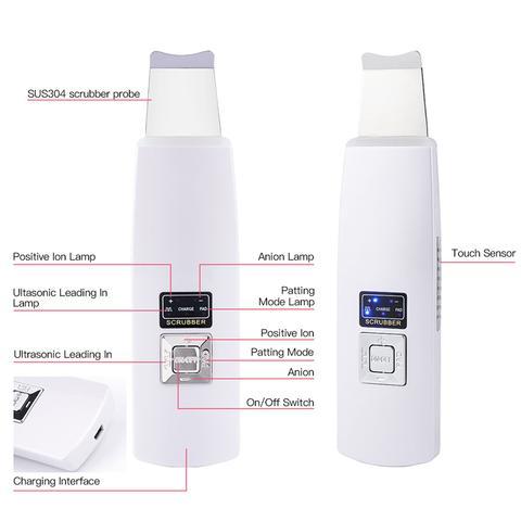 Ultrasonic Skin Scrubber – Deep Facial Cleansing Tool
