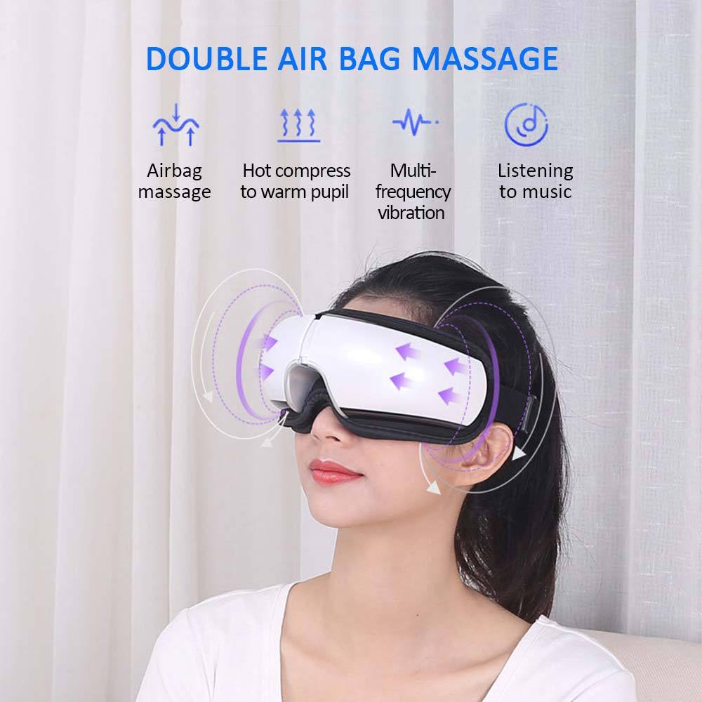 Smart Eye Massager with Heat, Vibration & Air Pressure