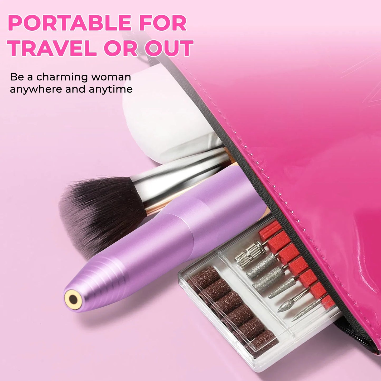 Portable Electric Nail Drill Kit – Salon Results Anywhere