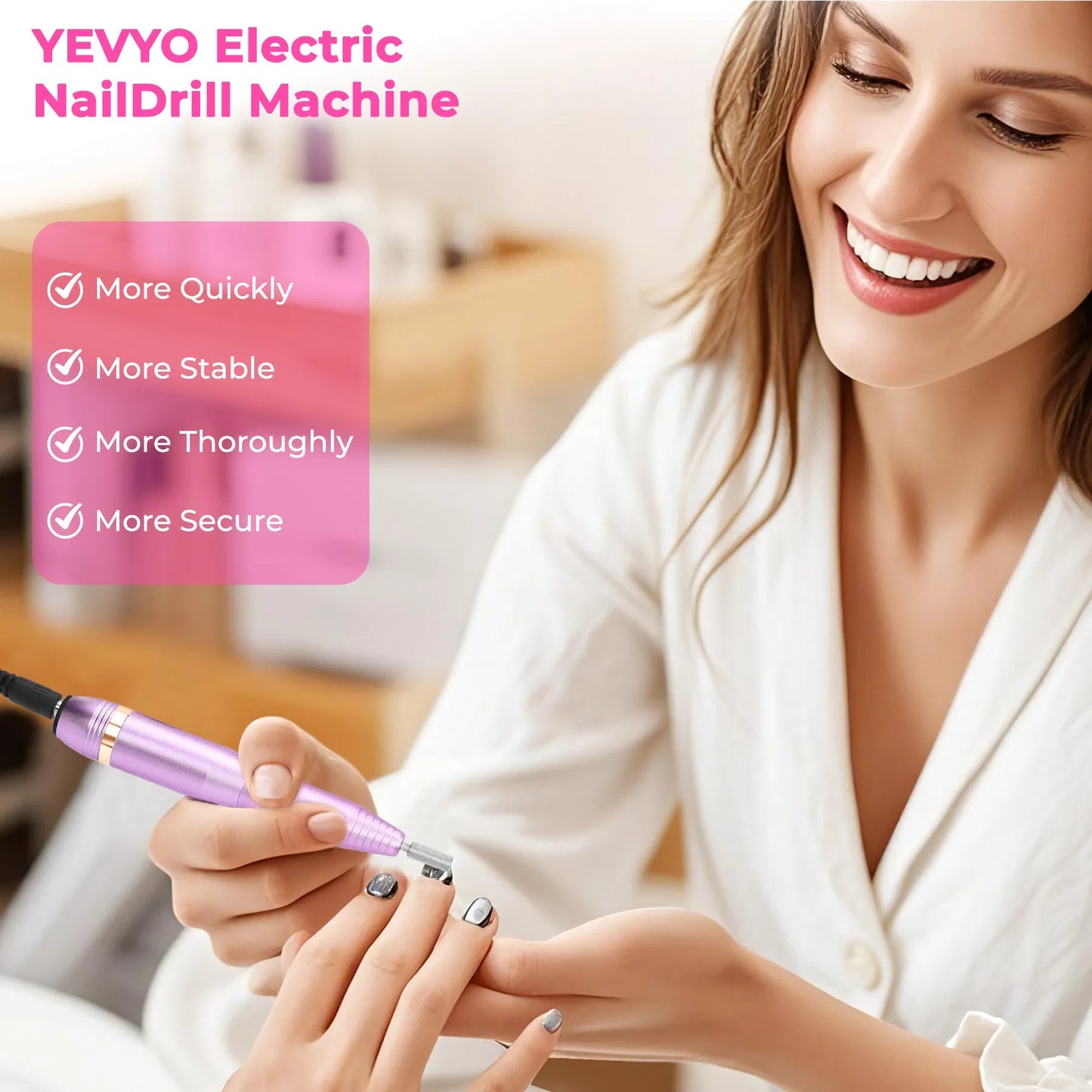 Portable Electric Nail Drill Kit – Salon Results Anywhere