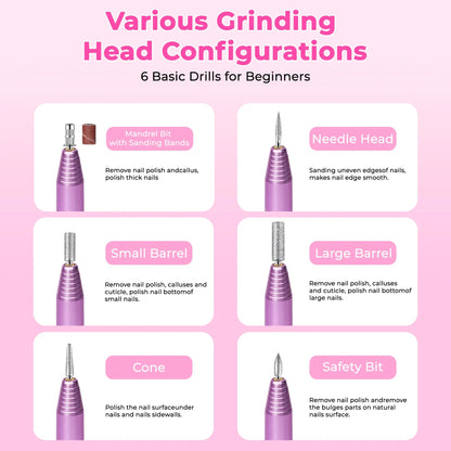 Portable Electric Nail Drill Kit – Salon Results Anywhere