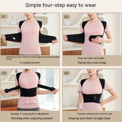 Unisex Posture Corrector Brace – Back & Shoulder Support
